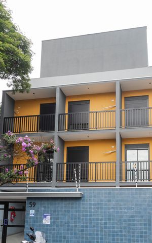 Studio à venda com 34m², 1 quarto e sem vagaFachada