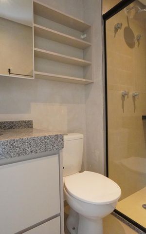 Studio para alugar com 23m², 1 quarto e sem vagaBanheiro
