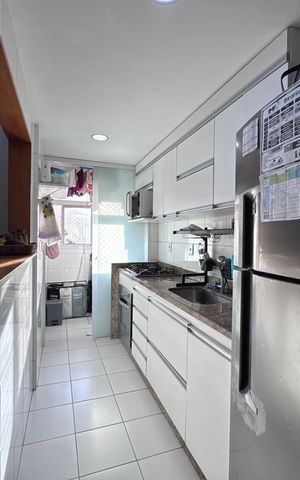 Apartamento à venda com 76m², 3 quartos e 1 vaga Apartamento à venda com 76m², 3 quartos e 1 vagaCozinha e Área de Serviço