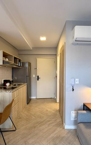 Studio à venda com 44m², 1 quarto e sem vaga Studio à venda com 44m², 1 quarto e sem vagaSala