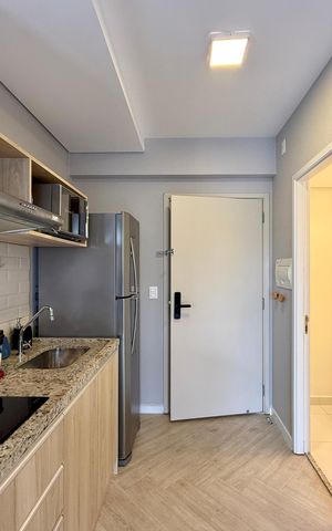 Studio à venda com 44m², 1 quarto e sem vaga Studio à venda com 44m², 1 quarto e sem vagaCozinha