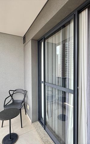 Studio à venda com 44m², 1 quarto e sem vaga Studio à venda com 44m², 1 quarto e sem vagaSacada Suíte