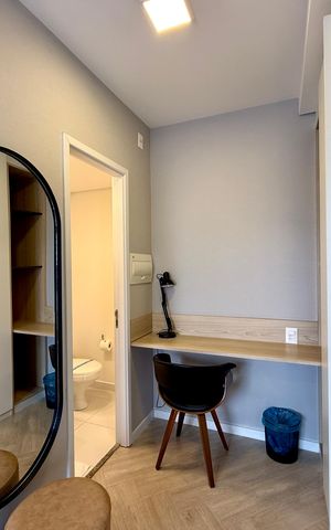 Studio à venda com 44m², 1 quarto e sem vaga Studio à venda com 44m², 1 quarto e sem vagaCloset Suíte