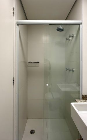 Studio à venda com 44m², 1 quarto e sem vaga Studio à venda com 44m², 1 quarto e sem vagaBanheiro Suíte