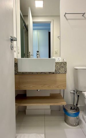 Studio à venda com 44m², 1 quarto e sem vaga Studio à venda com 44m², 1 quarto e sem vagaBanheiro Suíte