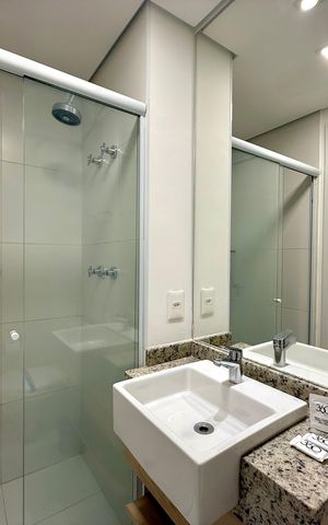 Studio à venda com 44m², 1 quarto e sem vaga Studio à venda com 44m², 1 quarto e sem vagaBanheiro Suíte