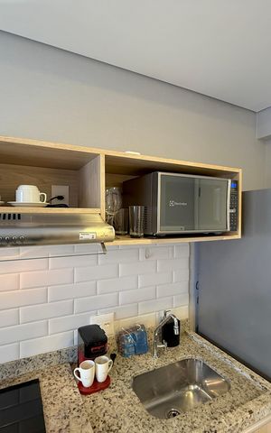 Studio à venda com 44m², 1 quarto e sem vaga Studio à venda com 44m², 1 quarto e sem vagaCozinha