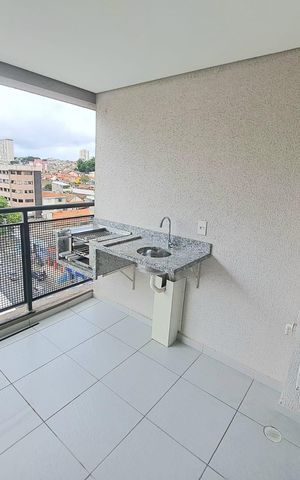 Apartamento para alugar com 43m², 2 quartos e sem vaga Apartamento para alugar com 43m², 2 quartos e sem vagaVaranda gourmet