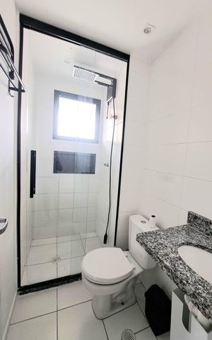 Apartamento para alugar com 43m², 2 quartos e sem vaga Apartamento para alugar com 43m², 2 quartos e sem vagaBanheiro