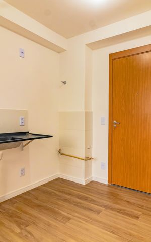 Apartamento à venda com 24m², 1 quarto e sem vaga Apartamento à venda com 24m², 1 quarto e sem vagaSala/Cozinha