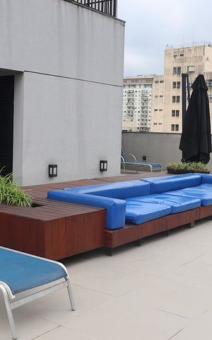 Studio para alugar com 25m², 1 quarto e sem vagaRooftop