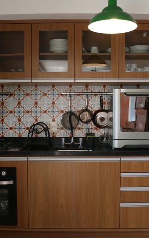 Apartamento à venda com 93m², 2 quartos e 2 vagasCozinha e Área de Serviço