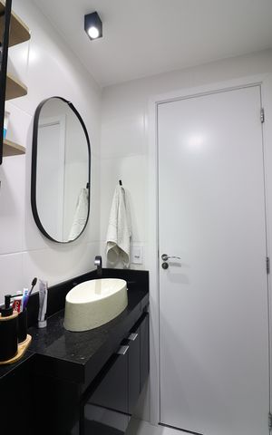 Apartamento à venda com 55m², 2 quartos e 1 vagaBanheiro Social
