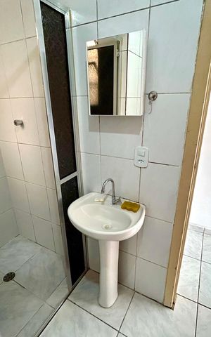 Apartamento à venda com 35m², 1 quarto e sem vaga Apartamento à venda com 35m², 1 quarto e sem vagaBanheiro e Área de Serviço