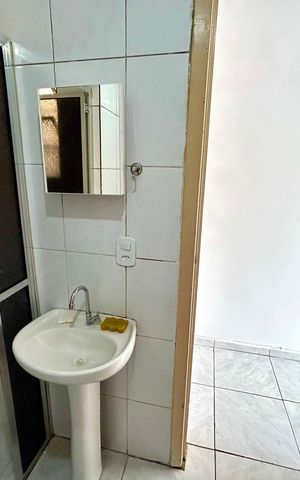 Apartamento à venda com 35m², 1 quarto e sem vaga Apartamento à venda com 35m², 1 quarto e sem vagaBanheiro e Área de Serviço