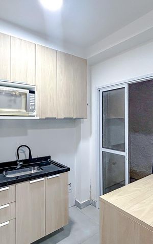 Studio para alugar com 28m², 1 quarto e sem vagaCozinha