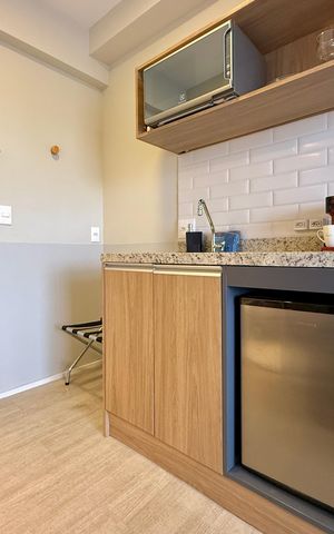 Studio à venda com 22m², 0 quarto e sem vagaCozinha 
