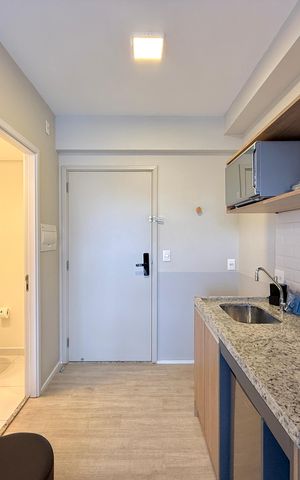 Studio à venda com 22m², 0 quarto e sem vagaCozinha 