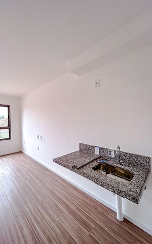 Studio para alugar com 25m², 1 quarto e sem vagaCozinha