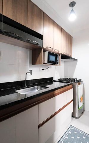 Apartamento à venda com 44m², 2 quartos e sem vagaCozinha e Área de Serviço