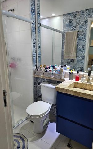 Apartamento à venda com 95m², 3 quartos e 2 vagasBanheiro