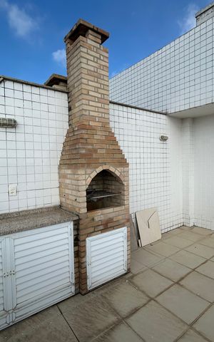 Apartamento à venda com 160m², 4 quartos e 2 vagasChurrasqueira da cobertura