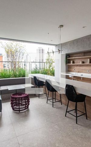 Studio para alugar com 29m², 1 quarto e sem vaga Studio para alugar com 29m², 1 quarto e sem vagaChurrasqueira