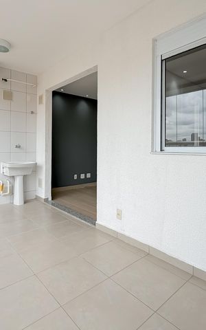 Apartamento à venda com 38m², 1 quarto e 1 vaga Apartamento à venda com 38m², 1 quarto e 1 vagaVaranda