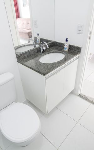 Apartamento à venda com 32m², 1 quarto e sem vaga Apartamento à venda com 32m², 1 quarto e sem vagaBanheiro