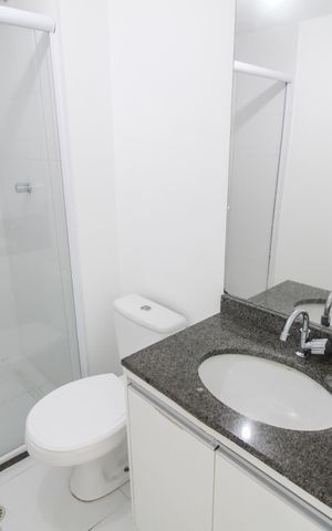 Apartamento à venda com 32m², 1 quarto e sem vaga Apartamento à venda com 32m², 1 quarto e sem vagaBanheiro