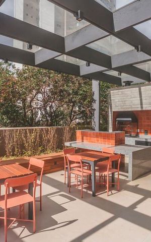 Studio à venda com 24m², 1 quarto e sem vaga Studio à venda com 24m², 1 quarto e sem vagaÁrea comum - Churrasqueira