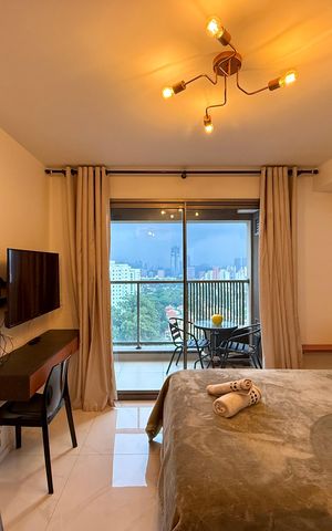 Studio para alugar com 24m², 1 quarto e sem vaga Studio para alugar com 24m², 1 quarto e sem vagaQuarto