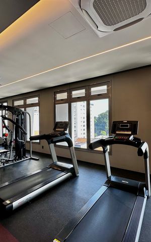 Studio para alugar com 24m², 1 quarto e sem vaga Studio para alugar com 24m², 1 quarto e sem vagaAcademia