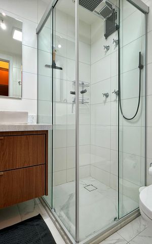 Studio para alugar com 24m², 1 quarto e sem vaga Studio para alugar com 24m², 1 quarto e sem vagaBanheiro