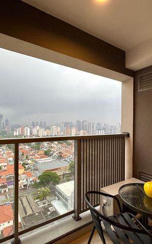 Studio para alugar com 24m², 1 quarto e sem vaga Studio para alugar com 24m², 1 quarto e sem vagaSacada