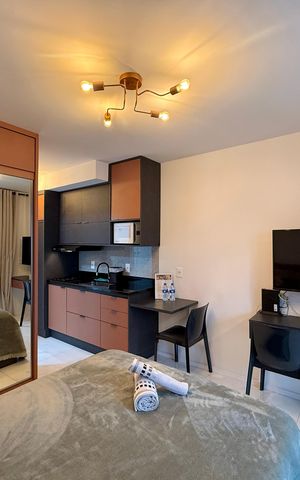 Studio para alugar com 24m², 1 quarto e sem vaga Studio para alugar com 24m², 1 quarto e sem vagaQuarto