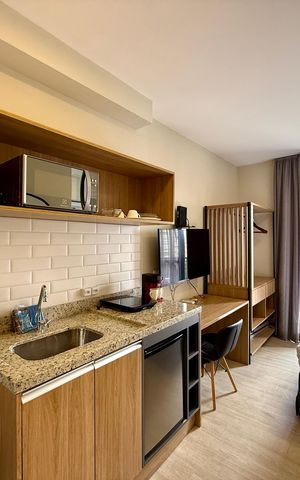 Studio à venda com 22m², 1 quarto e sem vaga Studio à venda com 22m², 1 quarto e sem vagaCozinha