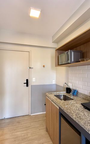 Studio à venda com 22m², 1 quarto e sem vaga Studio à venda com 22m², 1 quarto e sem vagaCozinha