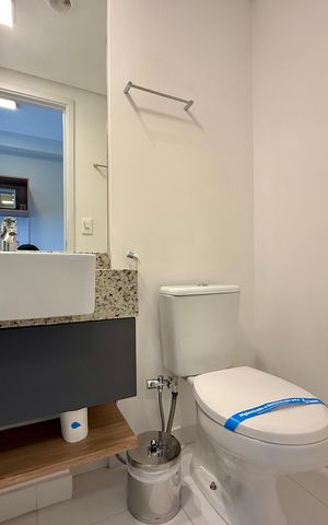 Studio à venda com 22m², 1 quarto e sem vaga Studio à venda com 22m², 1 quarto e sem vagaBanheiro