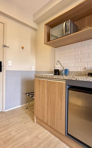 Studio à venda com 22m², 1 quarto e sem vaga Studio à venda com 22m², 1 quarto e sem vagaCozinha