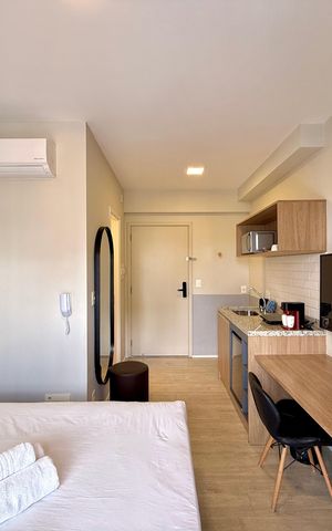 Studio à venda com 22m², 1 quarto e sem vaga Studio à venda com 22m², 1 quarto e sem vagaQuarto