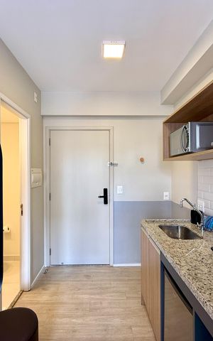Studio à venda com 22m², 1 quarto e sem vaga Studio à venda com 22m², 1 quarto e sem vagaCozinha