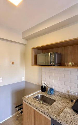 Studio à venda com 22m², 1 quarto e sem vaga Studio à venda com 22m², 1 quarto e sem vagaCozinha