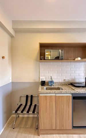 Studio à venda com 22m², 1 quarto e sem vaga Studio à venda com 22m², 1 quarto e sem vagaCozinha