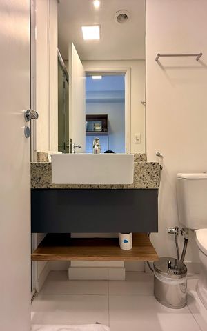 Studio à venda com 22m², 1 quarto e sem vaga Studio à venda com 22m², 1 quarto e sem vagaBanheiro
