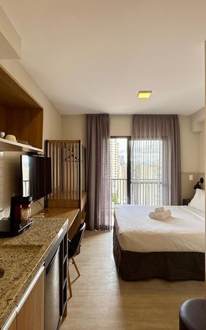 Studio à venda com 22m², 1 quarto e sem vaga Studio à venda com 22m², 1 quarto e sem vagaCozinha