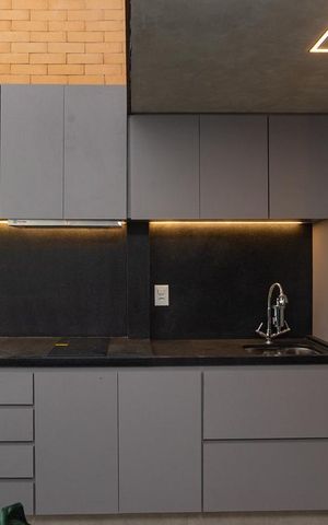 Apartamento à venda com 42m², 1 quarto e sem vaga Apartamento à venda com 42m², 1 quarto e sem vagaCozinha Americana