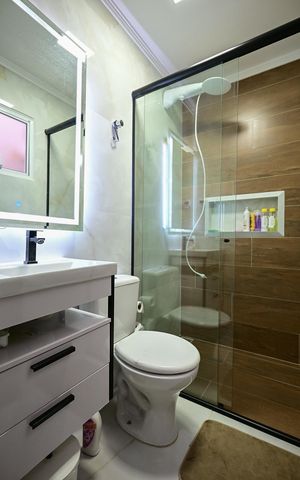 Casa à venda com 125m², 3 quartos e 2 vagasBanheiro Suíte 1