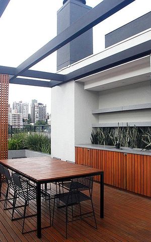Apartamento para alugar com 45m², 1 quarto e 1 vagaÁrea Comum - Churrasqueira Rooftop