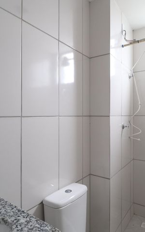 Apartamento para alugar com 45m², 2 quartos e 1 vagaBanheiro Social